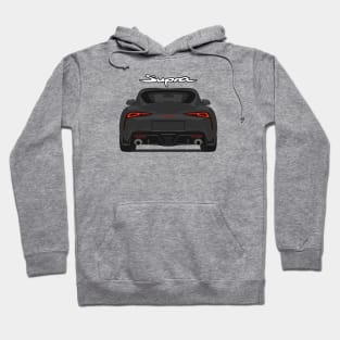 Rear Supra 5th Generation GR A90 black Hoodie